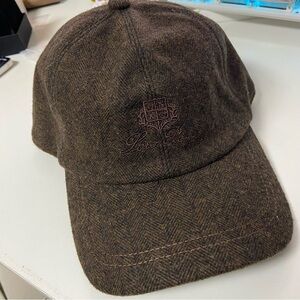 Loro Piana Dark Brown Herringbone Cap